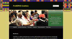 Desktop Screenshot of preservecoalition.org