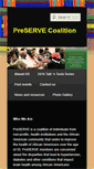 Mobile Screenshot of preservecoalition.org